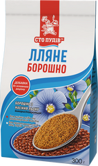 Борошно лляне ТМ "Сто пудів", 300 г